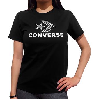 Camiseta discount converse mujer