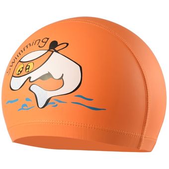 #orange Gorro de baño infantil para bebé,sombrero imperme 