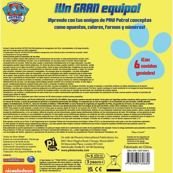 Libro Interactivo Paw Patrol Libro Interactivo Para Niños