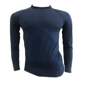 Camiseta para Deportes Slim Fit de Compresión Azul Oscuro Unisex - Joel Intimo