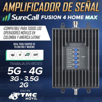 KIT Amplificador De Señal Celular TMC Signal PLUS Redes 4GLTE