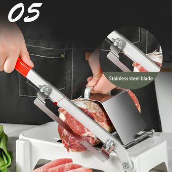 Manual de la máquina de cortar carne congelada CORTAVERDURAS máquina de cortar acero inoxidable máquina de cortar Cordero 
