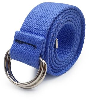 Cinturón de lona de Nylon neutro de moda de 130cm con anillo en D  c 