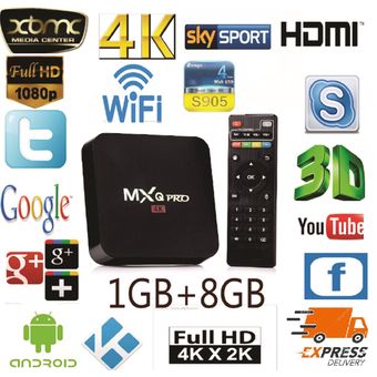 TV BOX 4K D.D 8 GB, RAM 1GB Android 10 Convierte Televisor En Smart TV