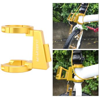 Soporte de bolsa portátil para bicicleta plegable de bloque de dorado 