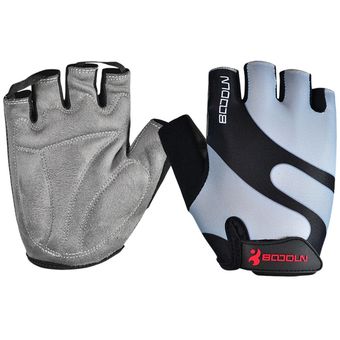 Green A#Boodun-Guantes de Ciclismo de medio dedo para hombre y mujer 