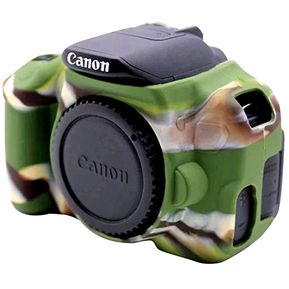 Puluz Funda Protectora De Silicona Suave Para Canon EOS 650 D / 700D (camuflaje)