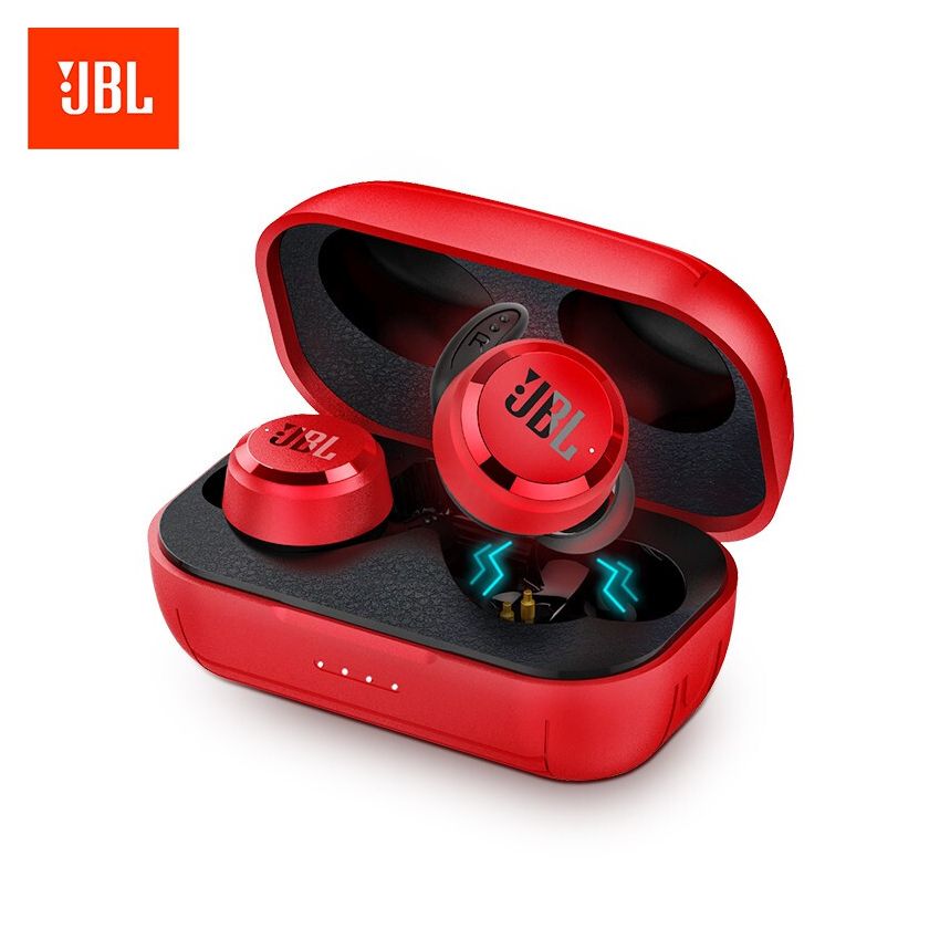 Audífonos inalámbricos JBL T280TWS PLUS Bluetooth 5.0-Rojo
