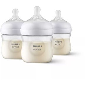 Tetero biberon natural anticólico philips avent 260 ml, flamencos PHILIPS