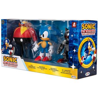 Set Figuras Sonic Mecha Sonic Eggman 30 Aniversario 10cm Linio