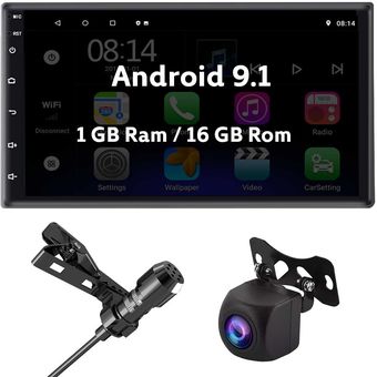 GENERICO Radio Auto Bluetooth Android 1 Din Pantalla Touch 7 Pulgadas