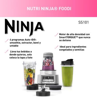 Licuadora Nutri Ninja Blender Duo 2 Funciones 1 Base Negro