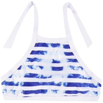 Hot Women's Blue Blanco Blanco Bikini Bikini Set Bañador Bañador Traje de baño 