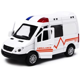 Mini 1:36 camión de bomberos policía ambulancia modelo de coche niños 