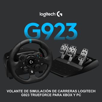 Volante Carreras Trueforce Xbox Xs One Pc Logitech G923 LOGITECH