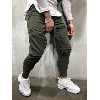 Pantalones de chándal para hombre  pantalón de moda  Hip-Pop  holgad.. 