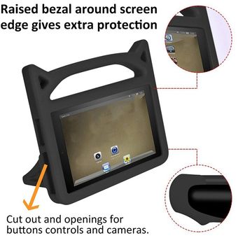 Carcasa de chico s completamente para tableta de 7 pulgadas funda protectora con mango a prueba de chico con soporte integrado para tableta de pantalla de 7 pulgadas BQ 