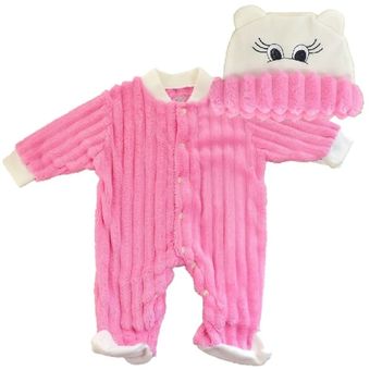 Pijama Térmica Bebe Rosa 