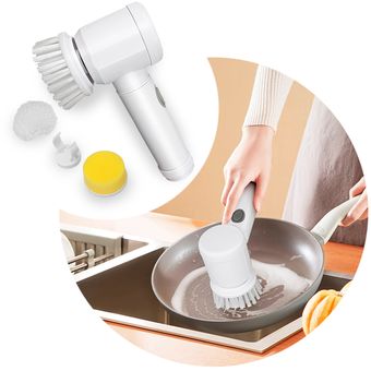 Juego de 6 cepillos de limpieza profunda para el hogar, cepillos de  limpieza de cocina, incluye cepillo para fregar, cepillo para platos,  cepillo para