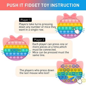 Empuje el juguete Bubble Pop Fidget 