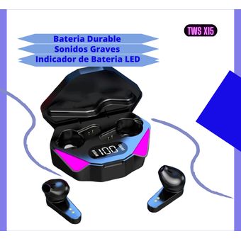 Auricular Audifono Gamer Bluetooth 5.0 X15 Led Tws - Generico