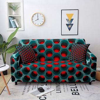 3D sofá fundas para esquina de salón sofá elástico fundas para sofá Protector funda sofá cubierta 1-4 plazas #Set 9 