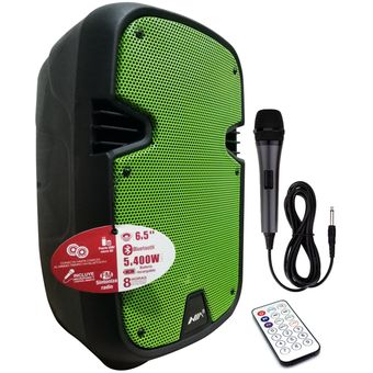 Cabina De Sonido Recargable 65 Bluetooth FM USB NIA AN-2051
