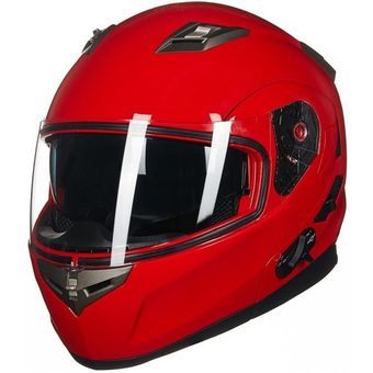 Casco Motocicleta Certificado ILM Con Visera Doble