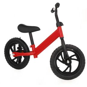 Bicicleta Equilibrio Sin Pedales Infantil Aprendizaje Roja Generico