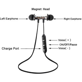 Auriculares Bluetooth De Movimiento Magnético Xt11 Iphone 8 