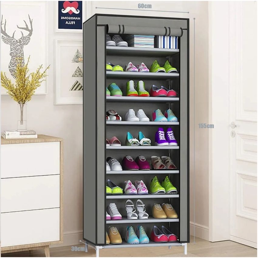 Closet Zapatera Minimalista Armario Organizador Multifuncional  Armable/Almacenamiento para Zapatos (Café, 9 niveles) ideal para la  organización del hogar : : Hogar y Cocina