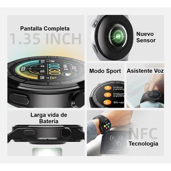 Reloj Inteligente Smart Watch Nfc Pantalla Redonda Hw3 Max GENERICO