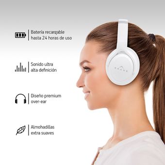 Auriculares Diadema con cable, 3.5 mm, Longitud del cable: 1.20 m