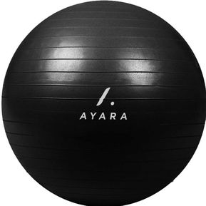 Pelota PilatesYoga 55cm Fitness Antiestres Ayara PEL55-Negro