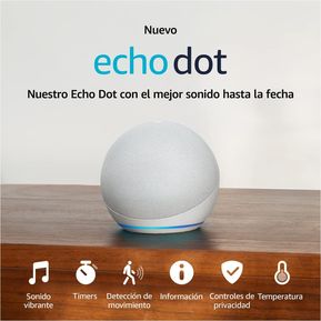 Amazon Echo Dot 5th Gen Bocina Inteligente Con Alexa Blanco