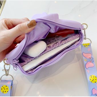 No.#21 Mouse de silicona monedero de la moneda de pato   congelados de Anime de dibujos animados figura de hombro bolsa niños regalo Juguetes 