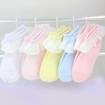 Antideslizante de los niños calcetines de algodón para niños otoño invierno Princess Calcetines-amarillo-2-4 