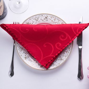 Servilletas de tela para mesa servilletas de 48cm con dobladillo para cena tapete de tela toallas de té servilleta de cóctel para decoración de fiesta y boda 12 unids lote 