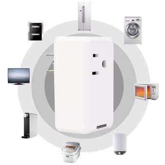 Control de voz inalámbrico WiFi Smart Remote Switch Socket No Hub para  Alexa 