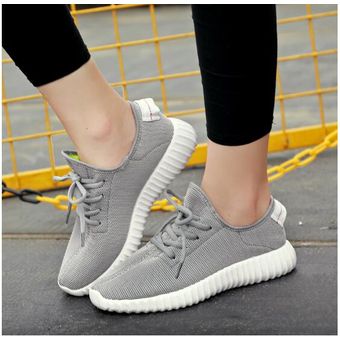 Zapatos Tenis Casual Fashion Cool Para Mujer Gris Ligero