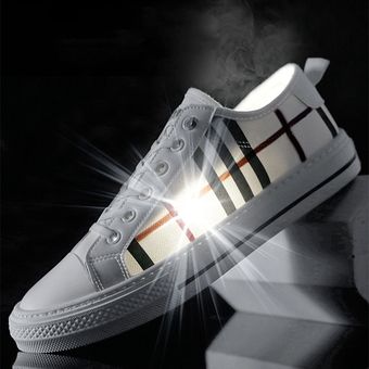 white#Zapatos de Skateboard transpirables para hombre zapatillas deportivas de alta calidad informales de cuero genuino 