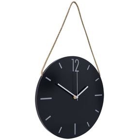 Reloj De Pared Con Lazo Negro Jadual