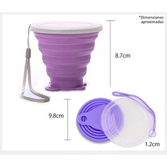 Vaso plegable silicona 270ml