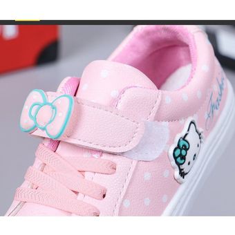 Zapatillas de running transpirables Kasut para niños Kasut Budak niños y niñas Hello Kitty 