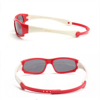 de goma Flexible infantiles Gafas de sol polarizadas TR90 para niños de marca de seguridad súper ligeras 
