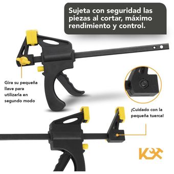 KINGSMAN  Prensa Sargento para Madera - 24 pulgadas y 6 cm - Tipo
