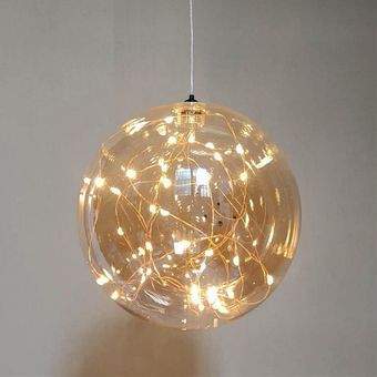 30cm 20W lámpara de araña de vidrio moderna sencilla 