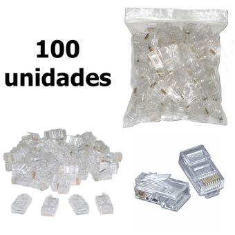 CONECTORES RJ45, Conectores RJ45 Paquete X unidad