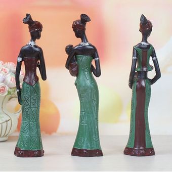 Figuritas Femeninas Africanas Verde 