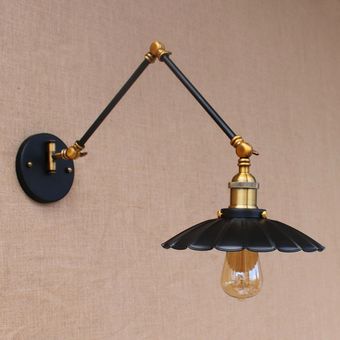 Rústico Retro estilo Loft lámpara de pared Industrial aplique clásico 